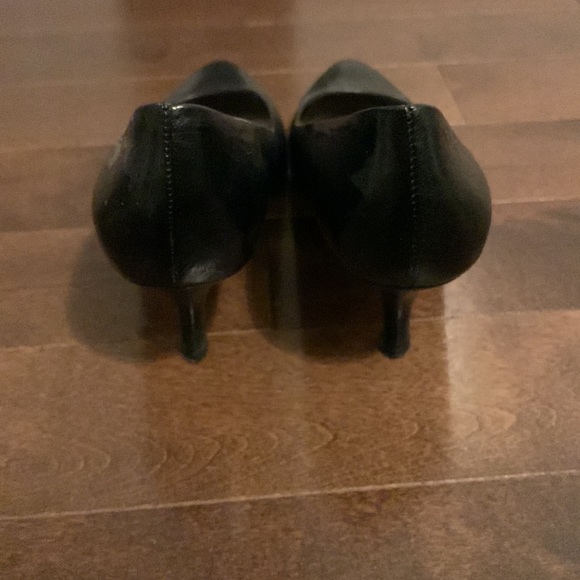 Franco Sarto black leather pump shoes - Picture 4 of 5